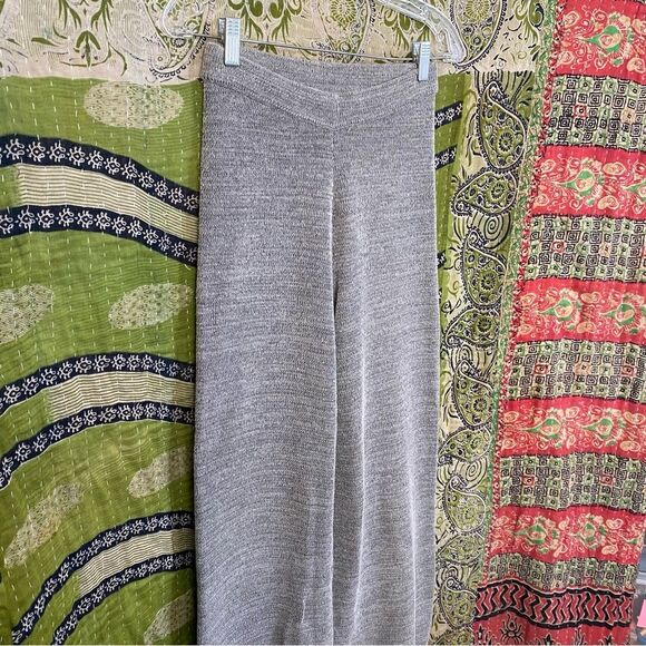 Rare Simon Miller Heather Gray Knit Wide Leg Pants Size Medium - Picture 5 of 16